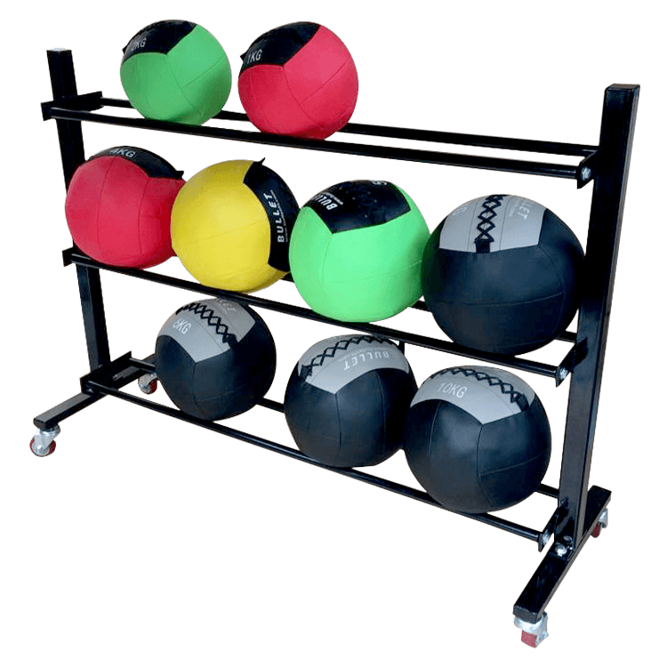 3 Tier Ball Storage Trolley Shelf - DirectHomeGym