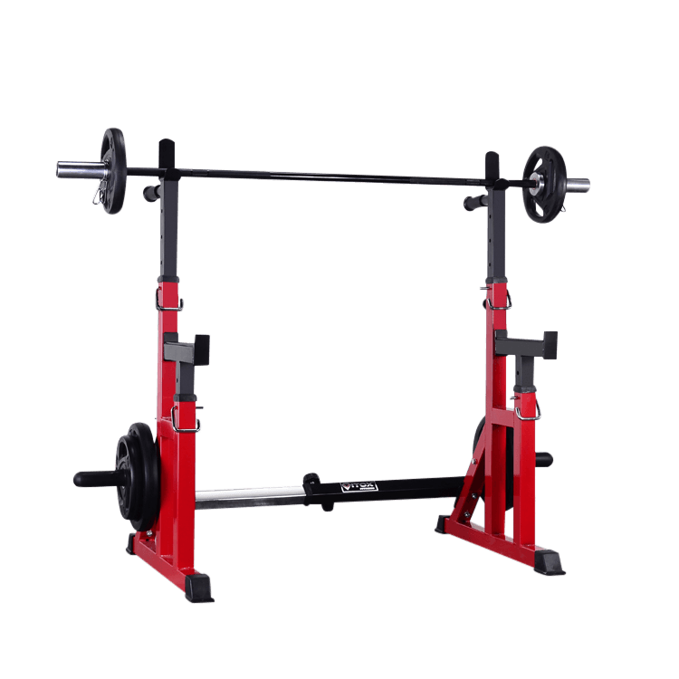 Squat Bench Dip Adjustable Spotter Rack - DirectHomeGym
