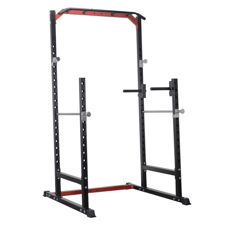 Power Squat Rack with Lats Pull-down and Row Machine - DirectHomeGym