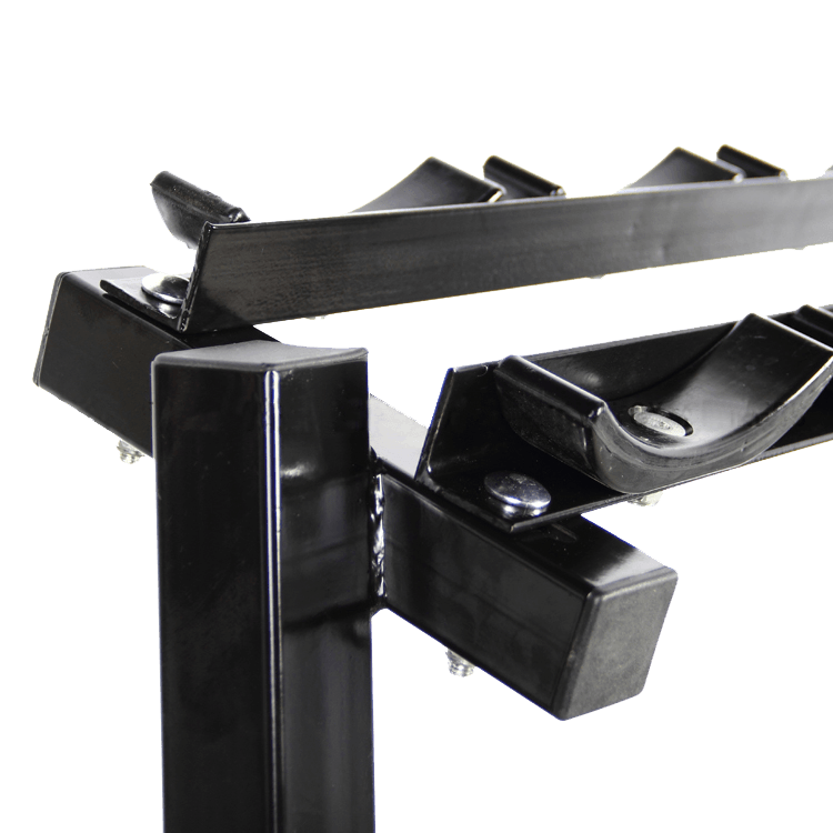 Dumbbells Shelf Rack Hex / Round (2-Tier) - DirectHomeGym