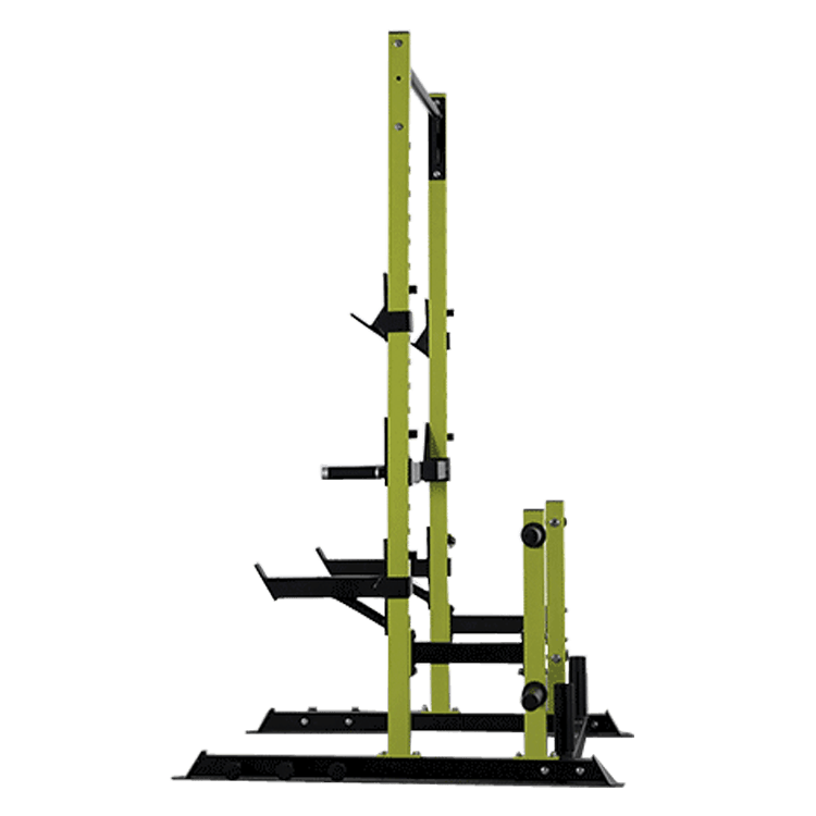 Half Rack with Plates Holders and Dip Bar - DirectHomeGym