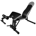 Adjustable FID Bench with Preacher and Leg Curl Attachments - DirectHomeGym
