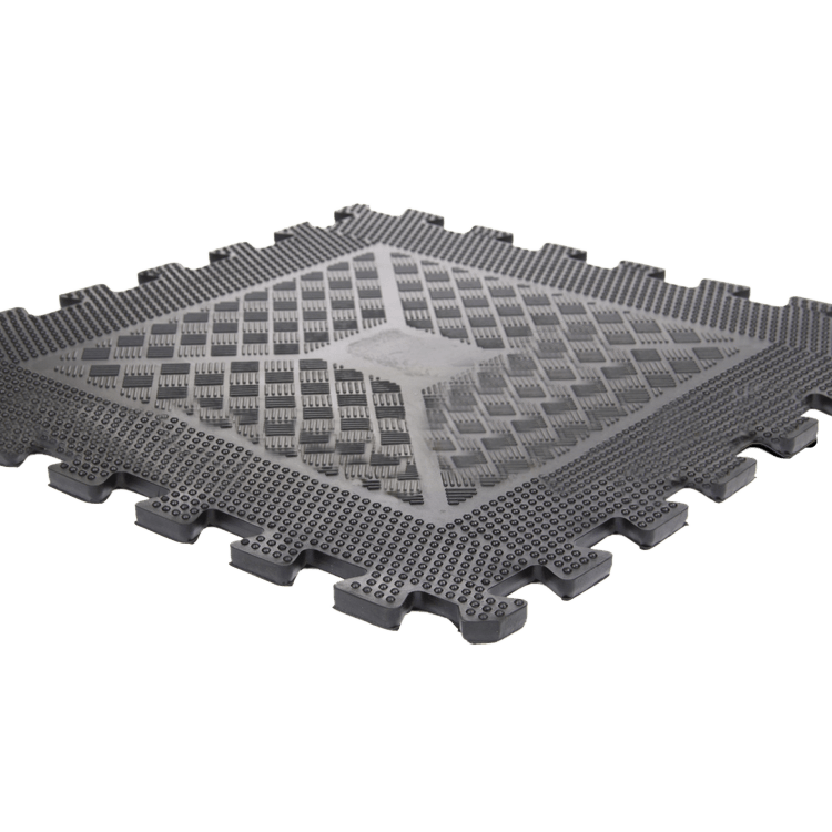 Interlocking Rubber Mat with Anti-Slip Surface - DirectHomeGym