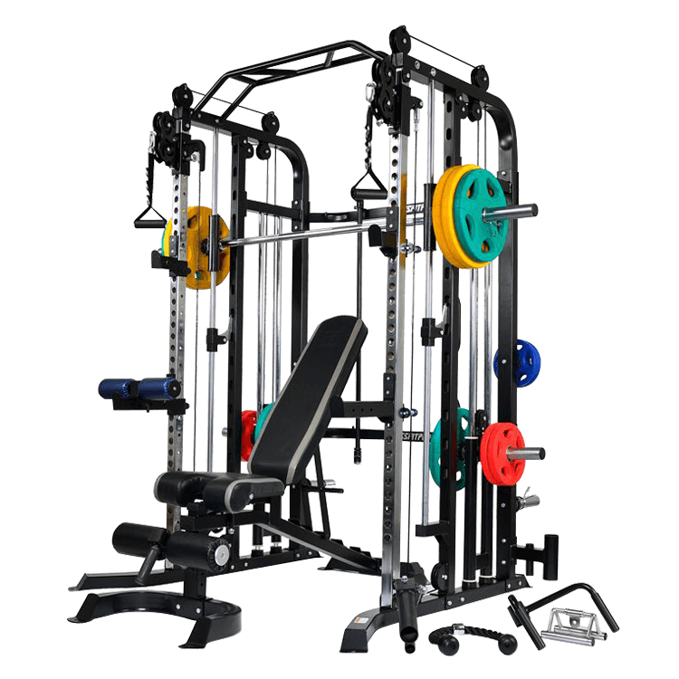 Massfit G5 Pro Functional Trainer, Power Rack, Smith - DirectHomeGym