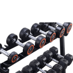 Dumbbells Shelf Rack Hex / Round (2-Tier) - DirectHomeGym