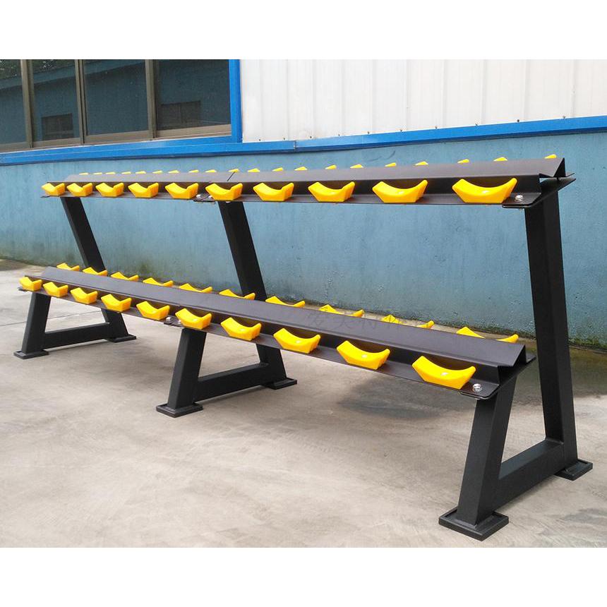 Dumbbells 2-Tier 10 Sets Storage Shelf Rack - DirectHomeGym