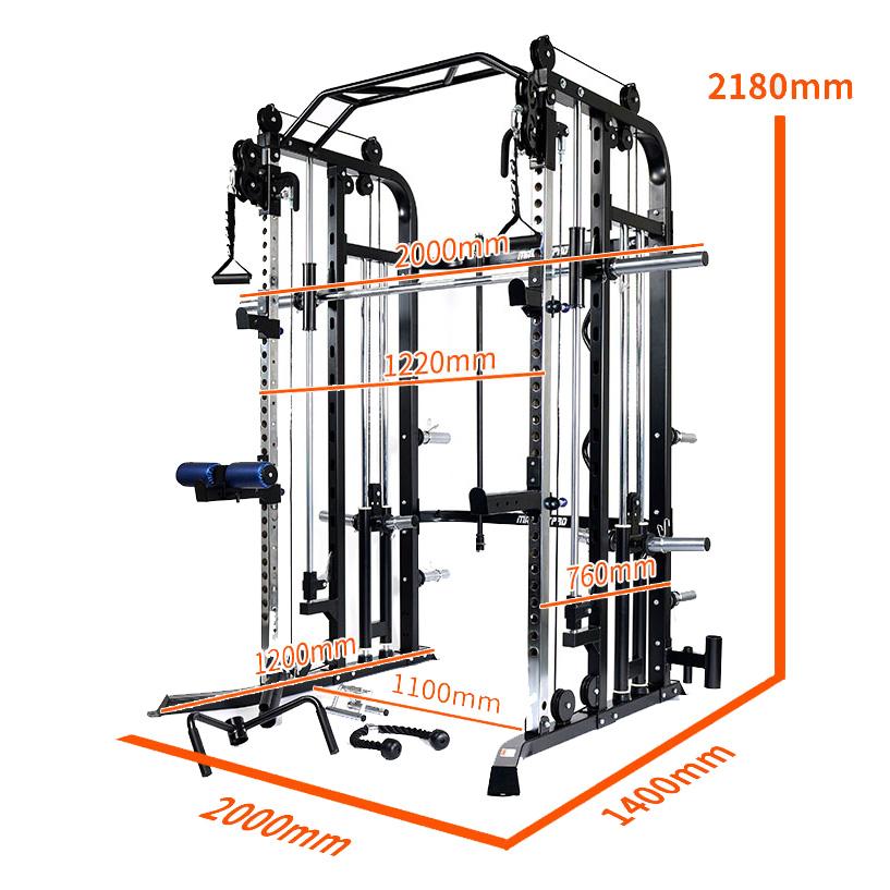 Massfit G5 Pro Functional Trainer, Power Rack, Smith - DirectHomeGym
