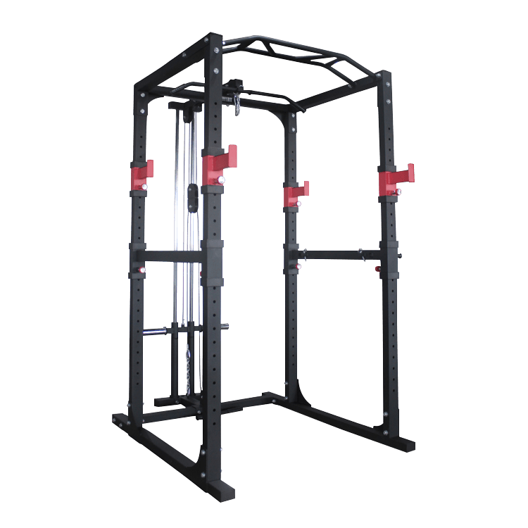 Full Power Rack Cage with Multi-grip Pull-up and Cable Machine - DirectHomeGym