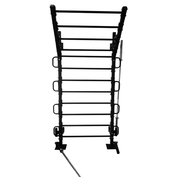 Heavy Metal Wall Mount Stall Bar with Accessories - DirectHomeGym
