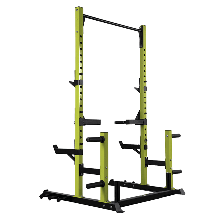 Half Rack with Plates Holders and Dip Bar - DirectHomeGym