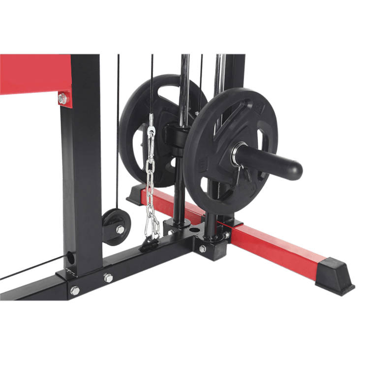 Lats Pull down and Row Machine with Seat - DirectHomeGym