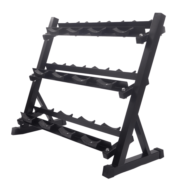 Dumbbells Rack Round Head (3-Tier) - DirectHomeGym