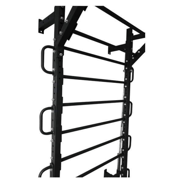 Heavy Metal Wall Mount Stall Bar with Accessories - DirectHomeGym