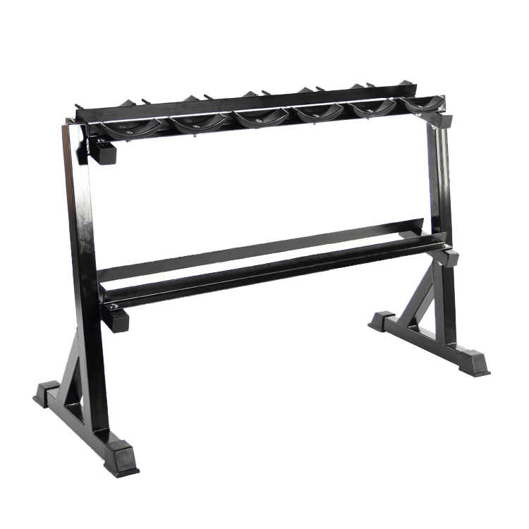 Dumbbells Shelf Rack Hex / Round (2-Tier) - DirectHomeGym