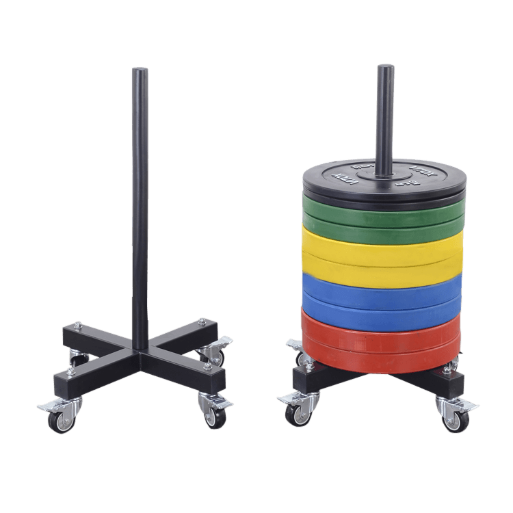 Mobile Vertical Olympic Plates Storage Rack– DirectHomeGym