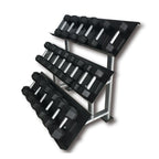 Commercial 3 Tier Hex Dumbbell Storage Shelf - DirectHomeGym