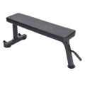 Flat Bench Black with Wheels - DirectHomeGym