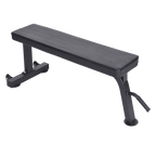 Flat Bench Black with Wheels - DirectHomeGym