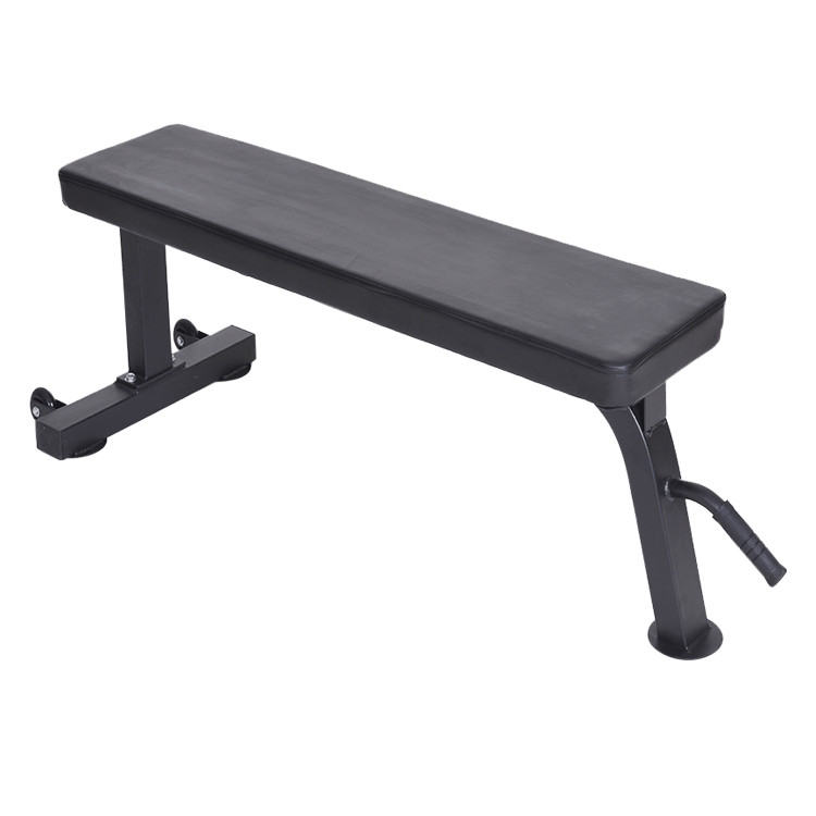 Flat Bench Black with Wheels - DirectHomeGym