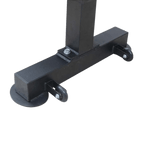 Flat Bench Black with Wheels - DirectHomeGym