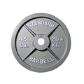 Competition Cast Iron Weight Plates (2.5lb - 45lb) - Olympic Size - DirectHomeGym