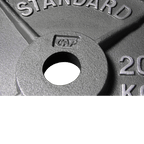 Competition Cast Iron Weight Plates (2.5lb - 45lb) - Olympic Size - DirectHomeGym