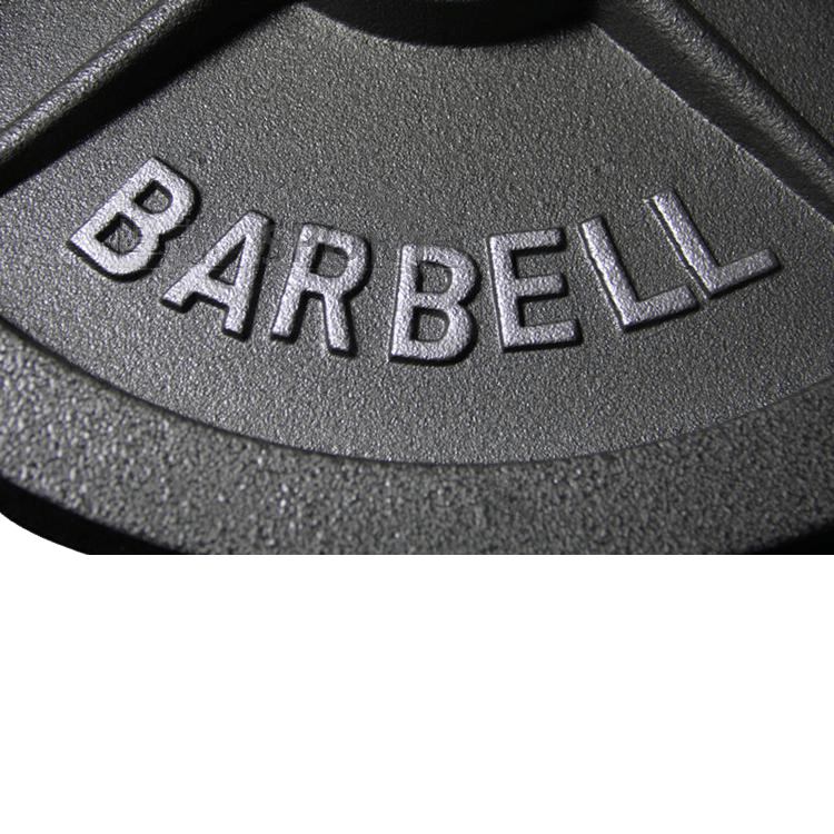 Competition Cast Iron Weight Plates (2.5lb - 45lb) - Olympic Size - DirectHomeGym