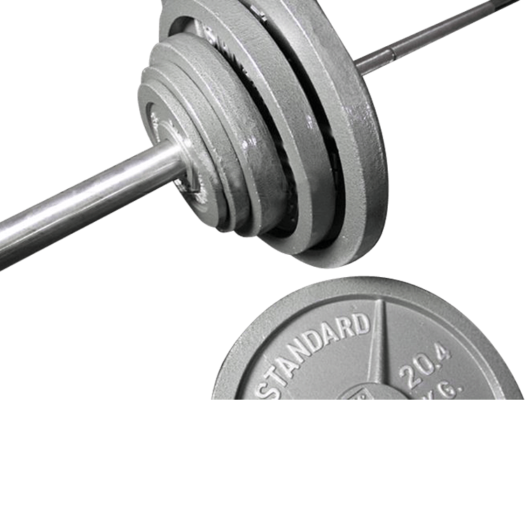Competition Cast Iron Weight Plates (2.5lb - 45lb) - Olympic Size - DirectHomeGym
