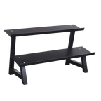 Dumbbells 2-Tier Storage Shelf Rack - DirectHomeGym