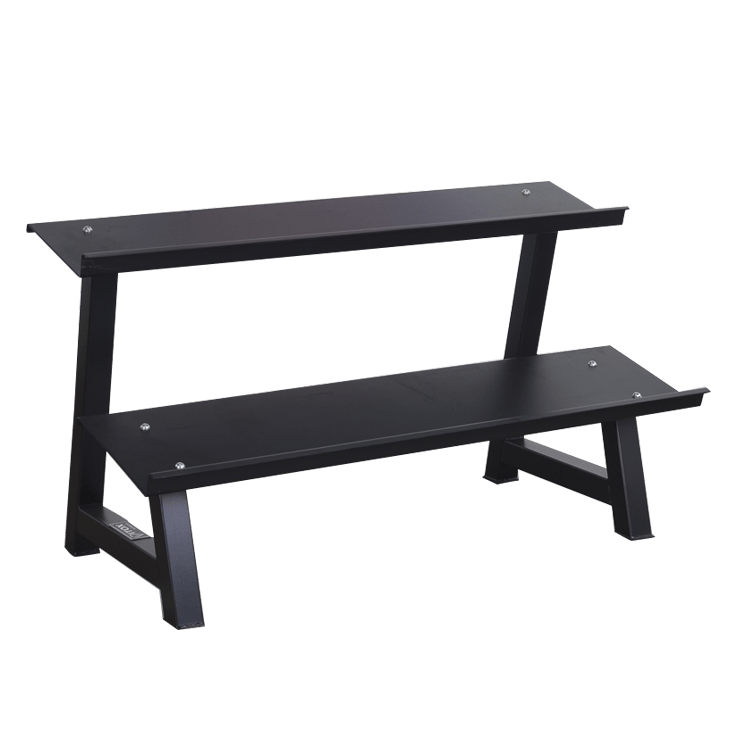 Dumbbells 2-Tier Storage Shelf Rack - DirectHomeGym