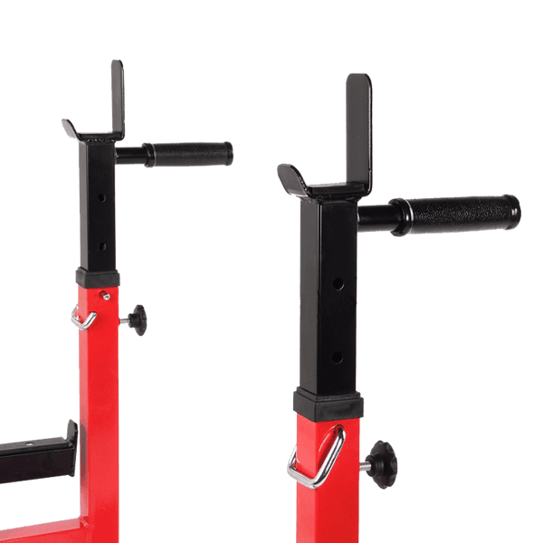 Squat Bench Dip Adjustable Spotter Rack - DirectHomeGym