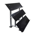Commercial 3 Tier Hex Dumbbell Storage Shelf - DirectHomeGym