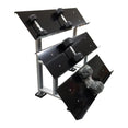 Commercial 3 Tier Hex Dumbbell Storage Shelf - DirectHomeGym