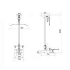 Wall Mount Lats Pull down and Roll Machine - DirectHomeGym
