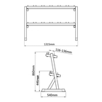 Dumbbells Shelf Rack Hex / Round (2-Tier) - DirectHomeGym